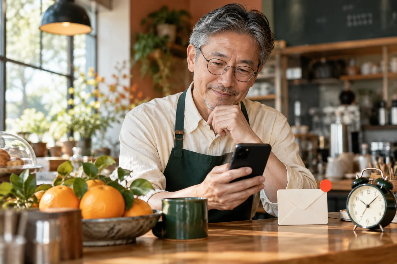 予約リマインドはメールかSMSかのテーマを表すAI生成イメージ